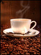 Чашечка свежего кофе ободряет получателя не падать духом!